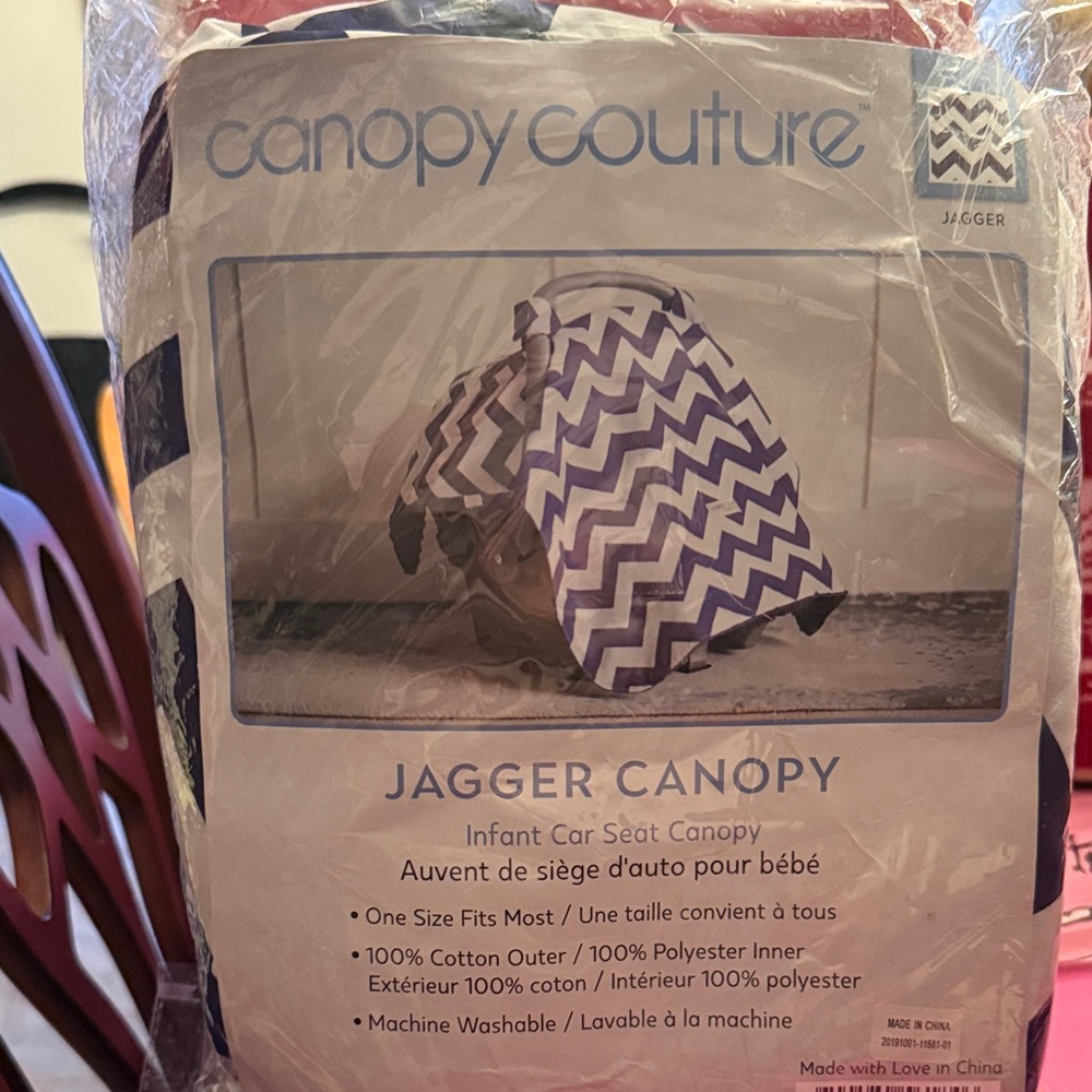 Jagger Canopy - Navy Blue and White